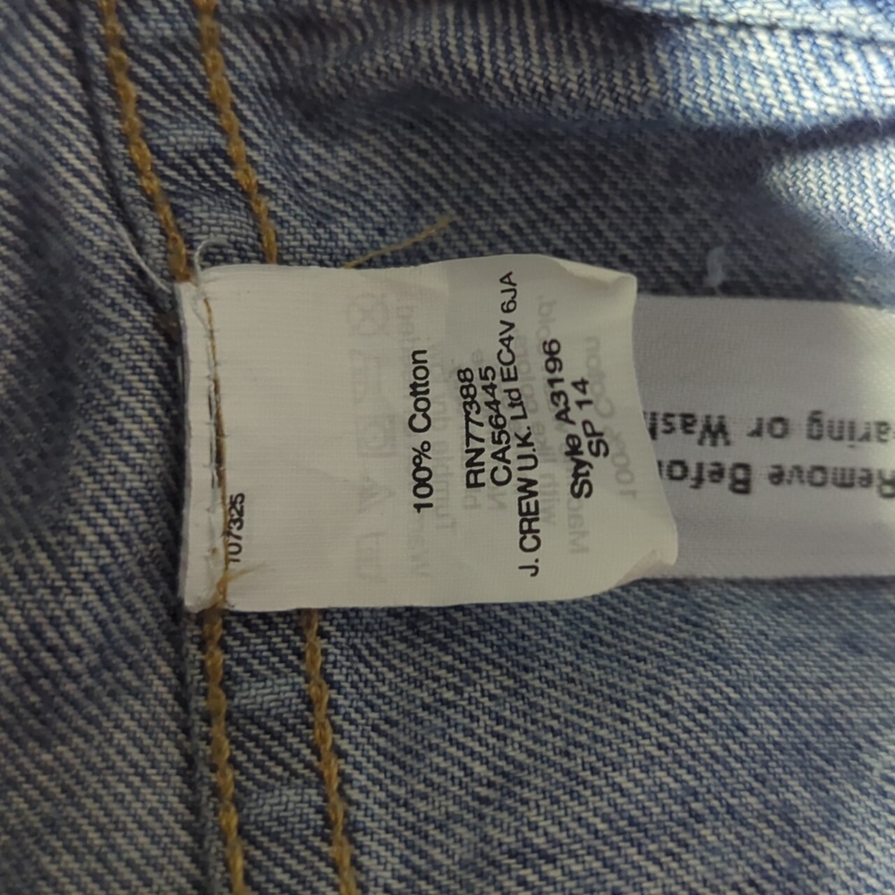 Madewell The Jean Denim Jacket XS - Picture 9 of 10